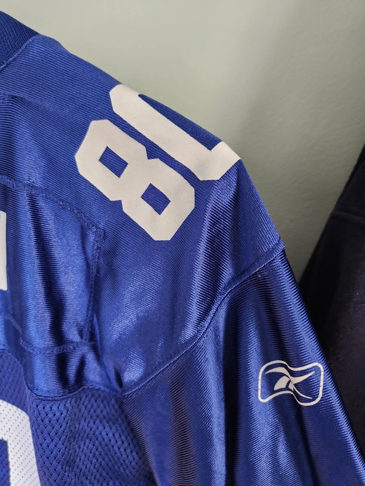 Camiseta deportiva REEBOK New York NY Giants Jeremy Shockey NFL jóvenes niños niños (L) Foto 3 de 4