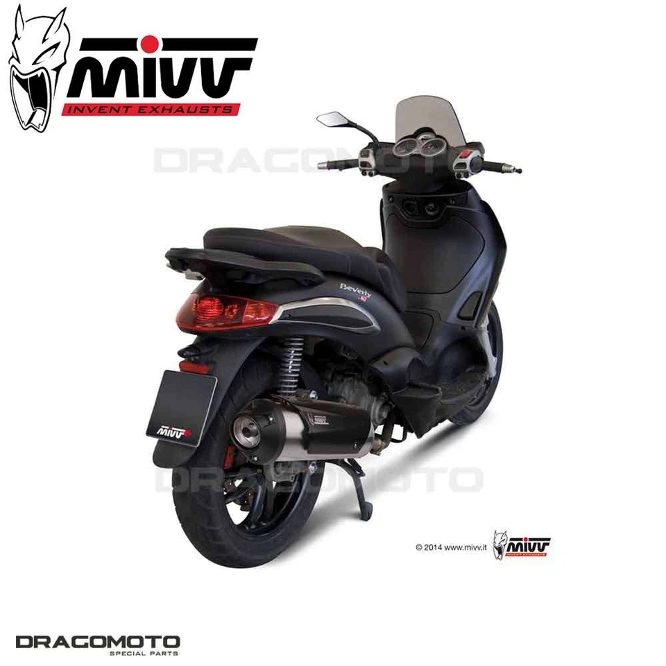 Impianto completo PIAGGIO BEVERLY 250 2004 2005 MIVV Urban + Kat - Immagine 2 di 3