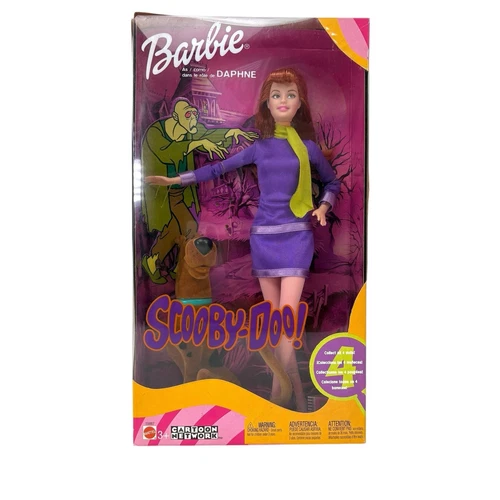 NEW Barbie as Daphne from Scooby Doo Doll & Dog REDHEAD NEW IN BOX NRFB