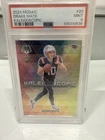 Panini Mosaic 2024 Kaleidoscopic Drake Maye #20 Rookie PSA 9 Patriots