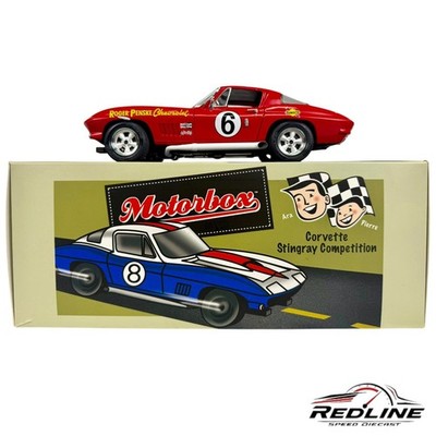   Exoto 1966 Roger Penske Corvette stingray #6 Red 1:18 B3  