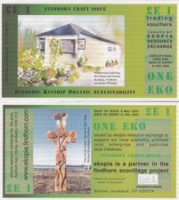Scotland One Eko Pound 2002 Local Currency EKOPIA 1st Edition UNC