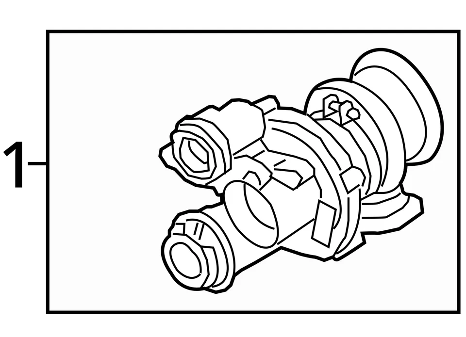 Turbo/Supercharger 8 Cylinder xDrive50i 4.4L Fits 08-14 BMW X6 2698872 Foto 4 de 4