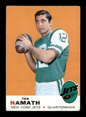 1969 Topps #100 Joe Namath   VGEX X3334808