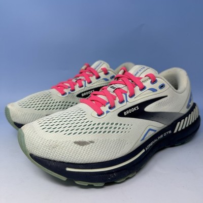 Brooks Women s Adrenaline GTS 23 Running Shoes Light Green Sz 6.5 M (B)