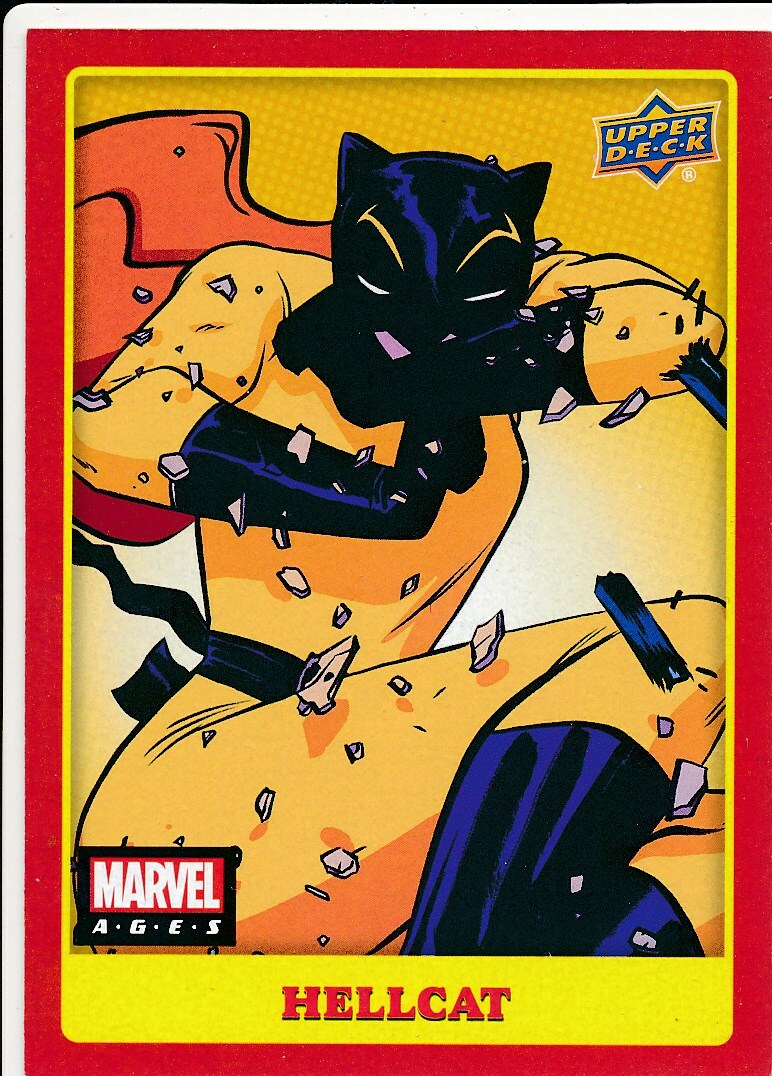 #182 HELLCAT 2020 2021 Upper Deck Marvel Ages MID SP DEFENDERS