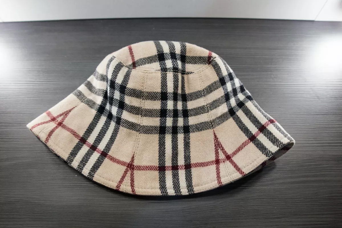 Burberry vintage bucket hat nova chek M size
