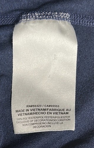 Nike Authentic Dri Fit Tampa Bay Rays Blau Weiß Kurzarm Shirt Größe XXL 2XL - Bild 8 von 10