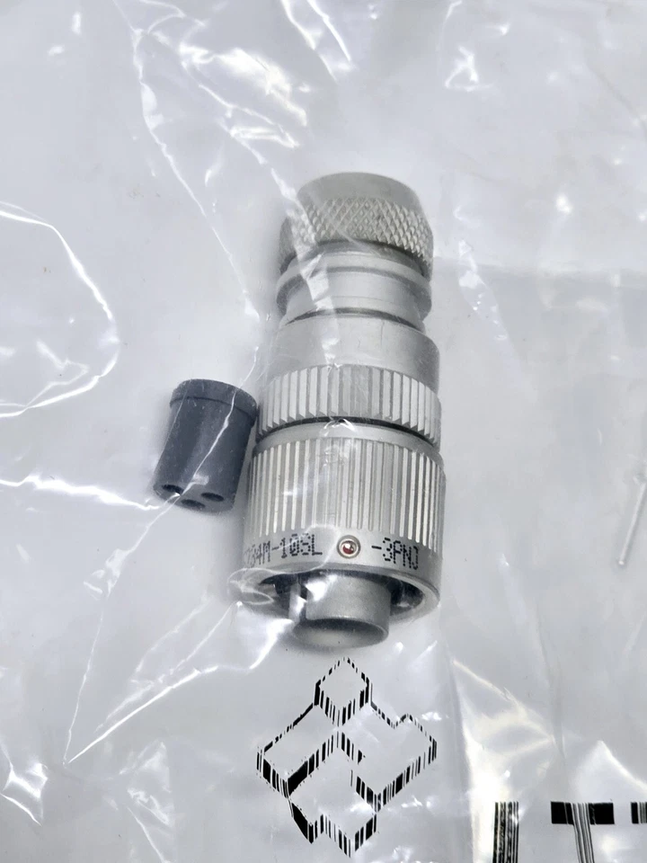 ITT CANNON VG95234M-10SL-3PN-J 3 Position Circular Connector Plug Male Pin Crimp - Image 3 of 4