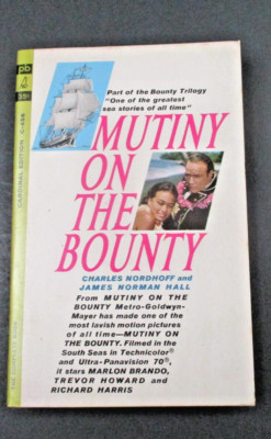 MUTINY ON THE BOUNTY by Charles Nordhoff Pocket Book 11th Printing 1962 PB