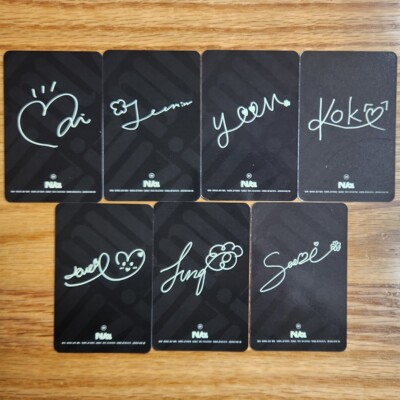 OT7 Official Photocards 7 Pcs Set Izna 1st Mini Album N/a NFC Nemo