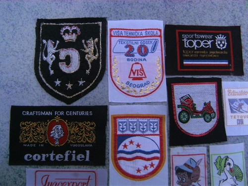 Etichette di abbigliamento vintage ex Jugoslavia - lotto di 10 - Foto 11 di 12