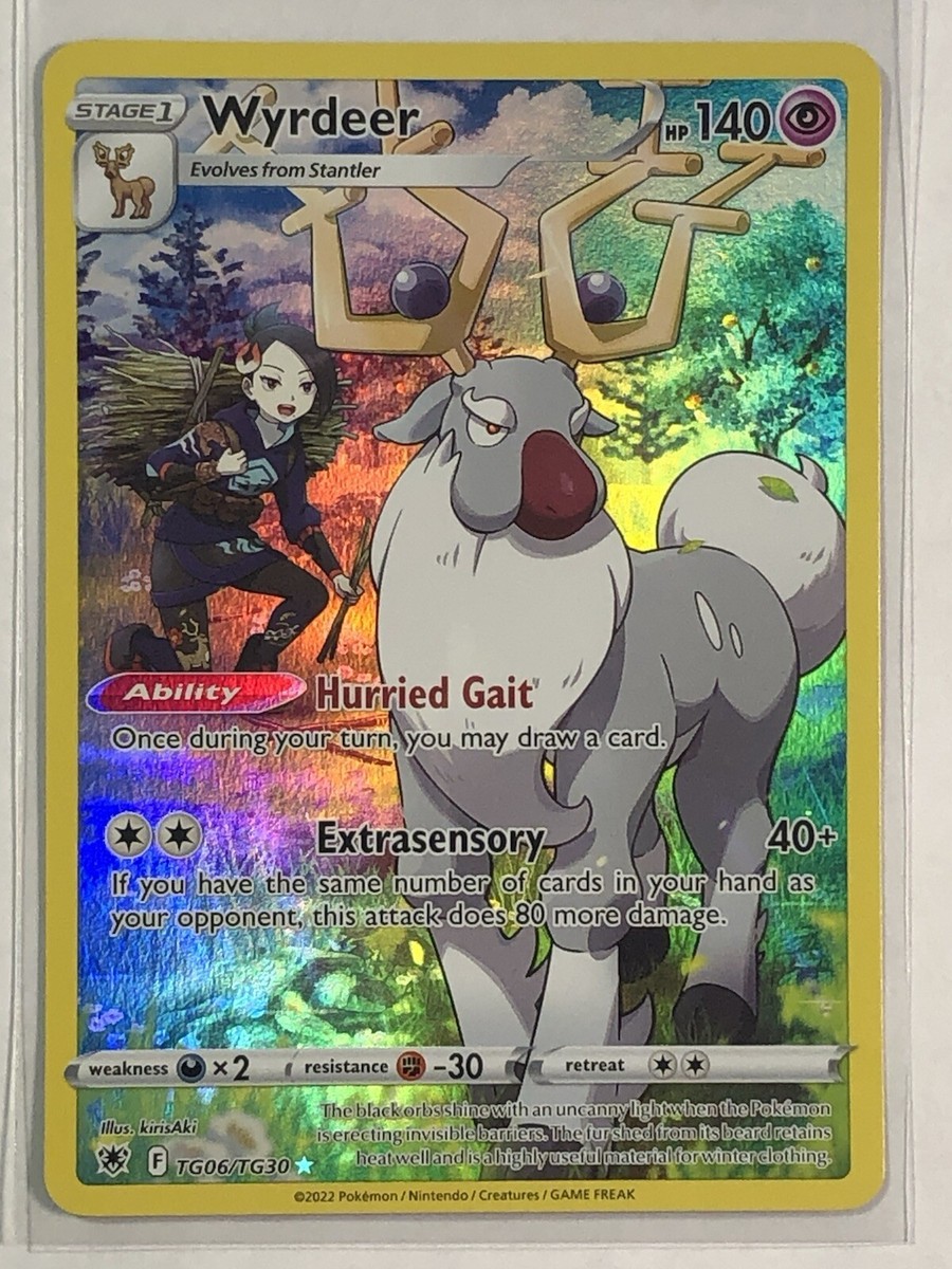 wyrdeer pokemon card Pokemon TCG - Wyrdeer TG06/TG30 Astral Radiance - NM (Free Shipping $5+)
