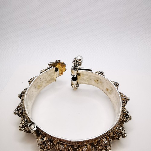 Beduinen Schmuck Armband Armreif Silber Türkis Onyx Edelsteine - Bild 5 von 9