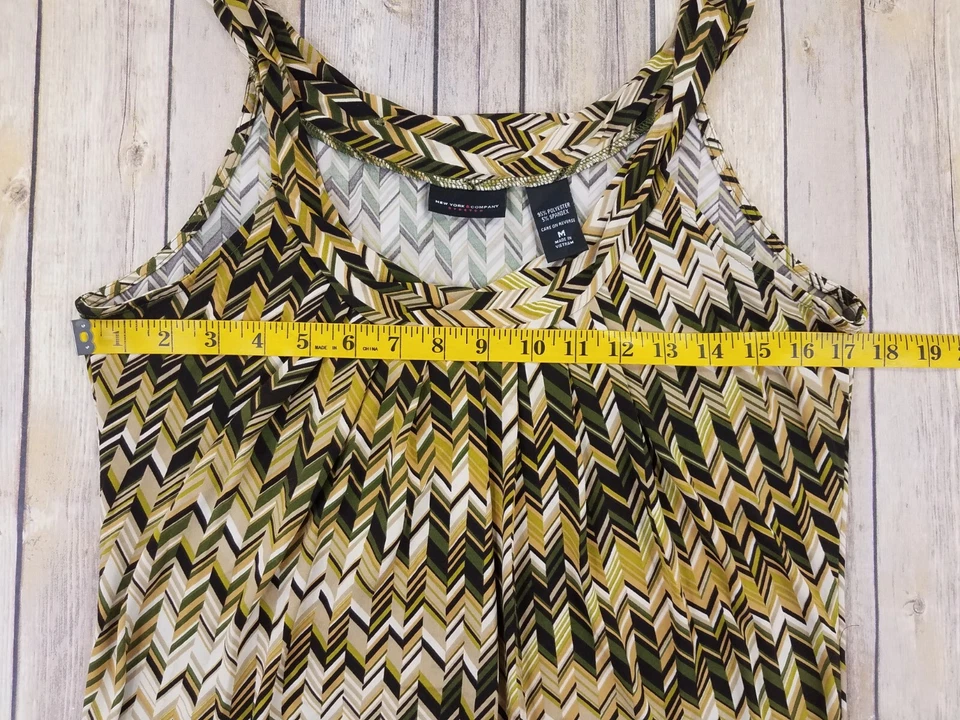 Blusa sin mangas New York & Company para mujer talla M informal elástica B7 Foto 4 de 4