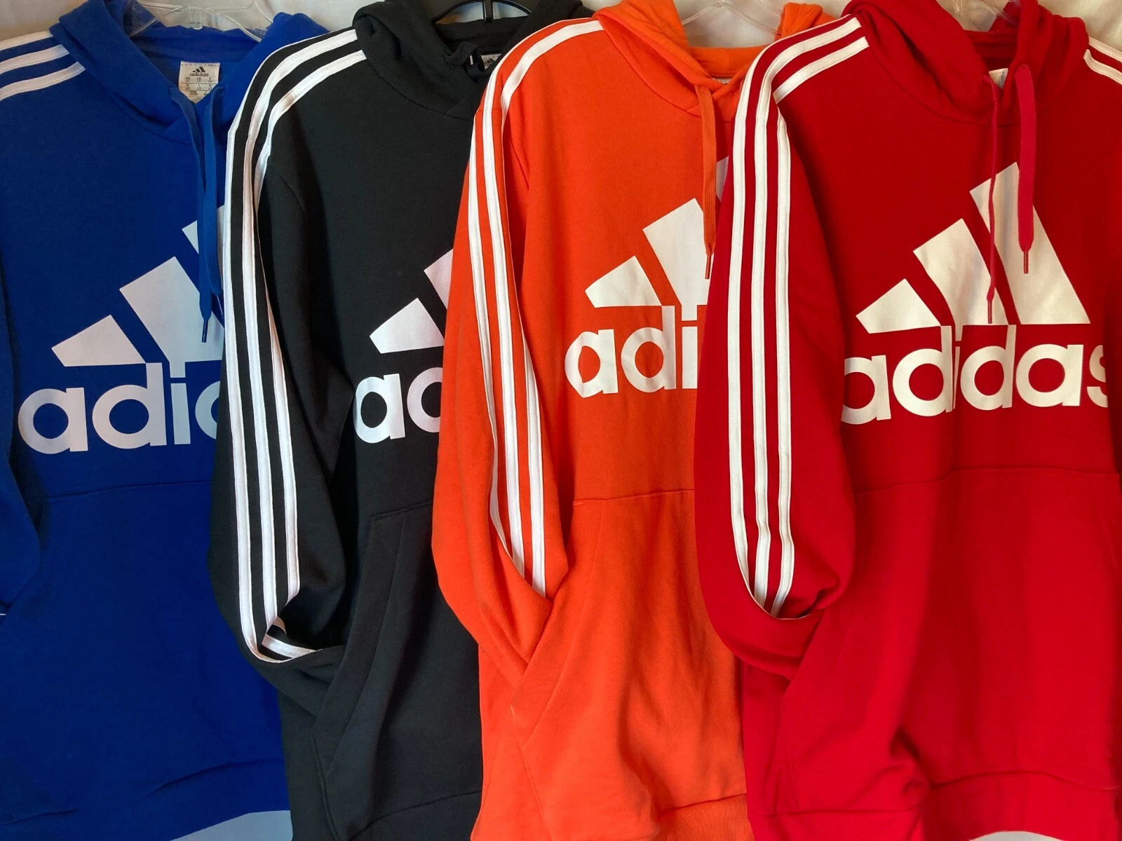NWT Men's Regular/B&T adidas Fleece Hoodie assorted styles & colors