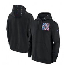 Dallas Cowboys Crucial Catch Therma Pullover Black Hoodie Sweatshirt Men s Large