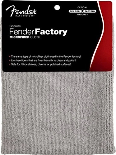 Genuine Fender Factory Microfiber Guitar/Instrument Polishing Cloth 099-0523-000