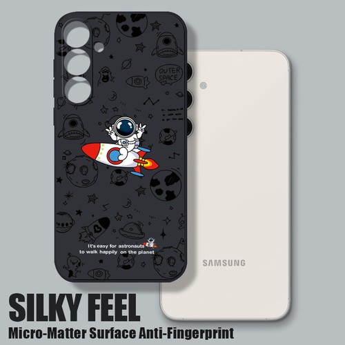 Coque téléphone TPU astronaute pour Samsung S25 S24 S26 Ultra S23 S22 A56 A16 A55 Cover - Photo 4/24