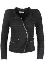 Isabel Marant Étoile Tweed Cotton Blend Jacket Fr 34 Uk 6