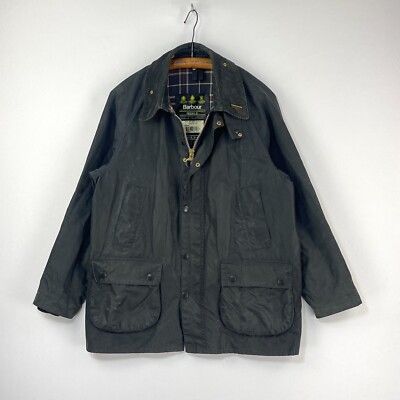 Barbour Bedale Wachsjacke Herren C42 Large Navy Classic Vintage Country Coat