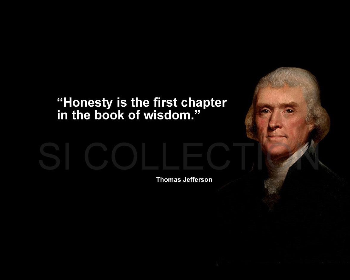 Thomas Jefferson Quotes Honesty