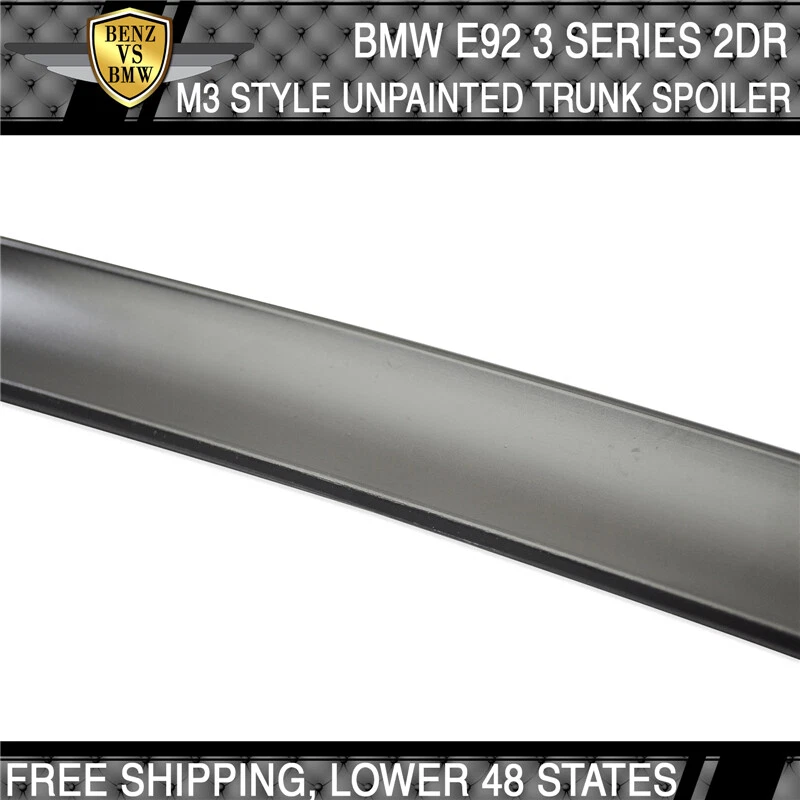 07-13 BMW 3 Series E92 2Dr M3 Style Unpainted ABS Trunk Spoiler Foto 2 de 4