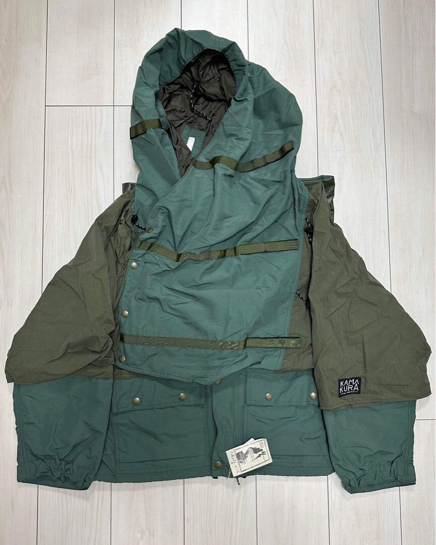 KAPITAL EK-837 KAMAKURA Anorak Parka men Size 1 Green Mede KAPITAL EK-837 KAMAKURA Anorak Parka men Size 1 Green Mede