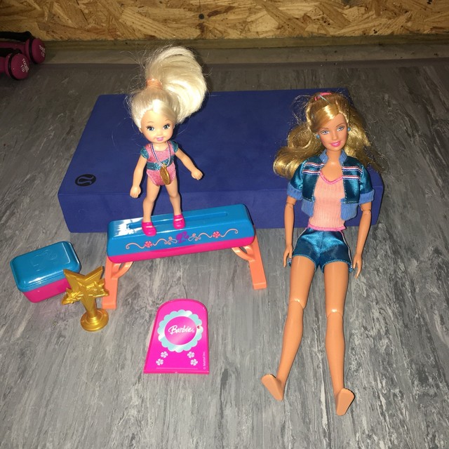 Barbie I Can Be A Gymnastics Coach with Kelly doll & equipment 2008 eBay