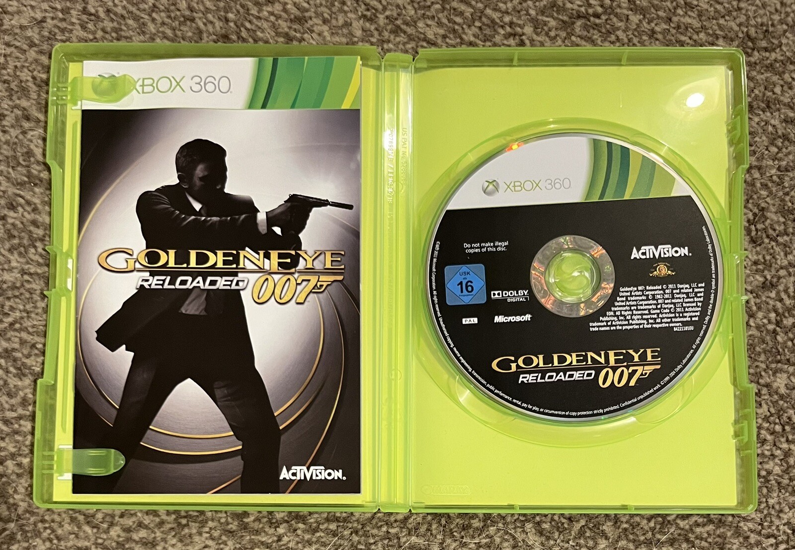GoldenEye 007 Reloaded Xbox 360 Game Pal 2011 Complete With Manual James Bond eBay
