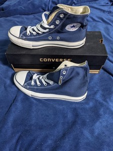 navy blue converse high tops womens
