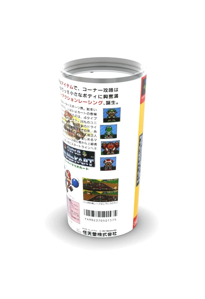 Mario Kart Super Famicom Japanese Tumbler Stainless Steel 20 Oz New, US seller - Image 2 of 2