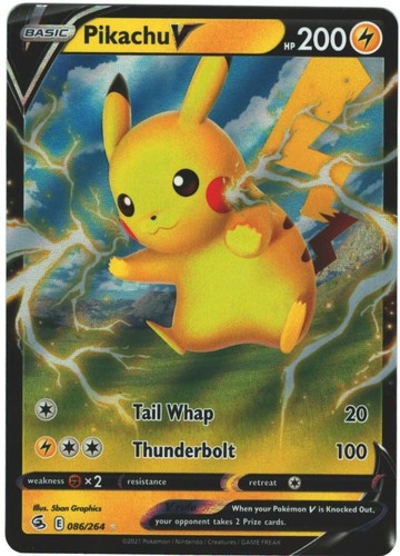 Pokemon TCG Fusion Strike Crabominable V Holo Card 076/264 | eBay
