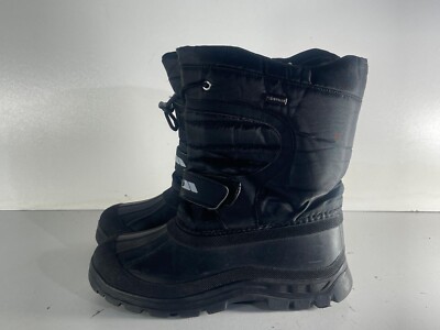 Trespass Women's Boot Size 5(38) Used Black Faux Fur Lined