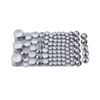 87 pcs Chrome Bolt Toppers Caps Cover Fit For Harley Softail Twin Cam 84-06
