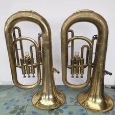 1980 Vintage Brass Baritone Tenor Horn w/ Mouthpiece Carry Case HsingHai COOL