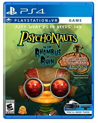 Psychonauts in the Rhombus of Ruin VR for PlayStation 4 New