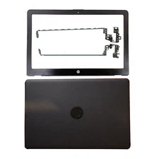 LCD Back Cover Bezel Hinges For HP 15-BS053OD 15-BS033CL 15-BW Top Black Lid US