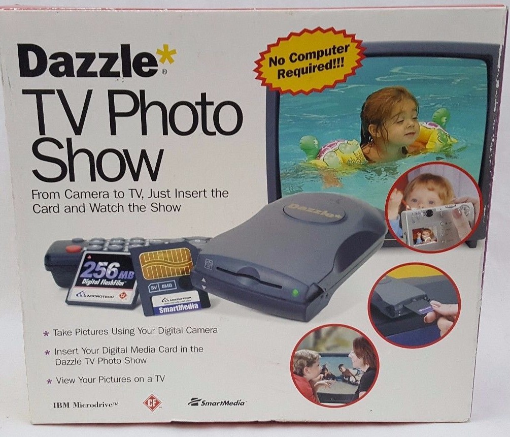 Dazzle TV Photo Show Universal Camera To TV Viewing Device DM-21300 with Remote