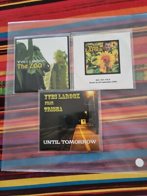 Konvolut CD Promo YVES LAROCK THE ZOO + UNTIL TOMORROW +RISE UP das Album