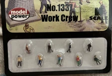 Model Power N Work Crew (9) 1337 •