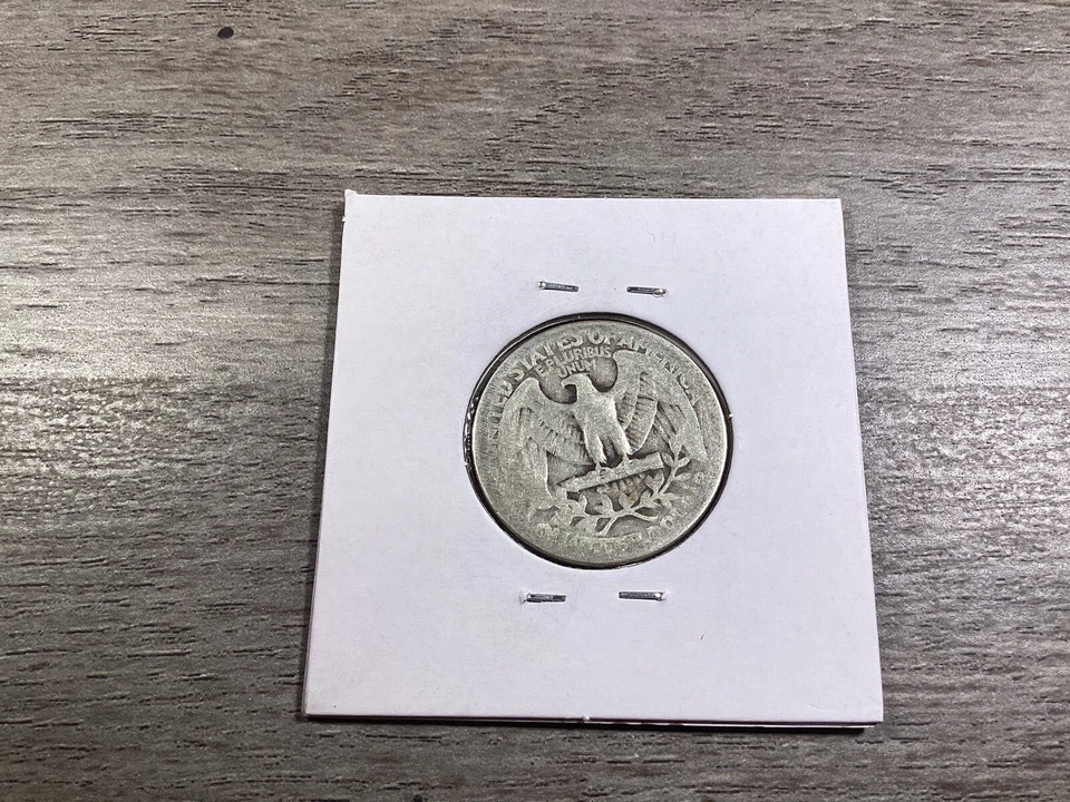 1945 Washington 90% Silver Quarter 25 Cent US Silver Coin 040924 43e - Image 4 of 4