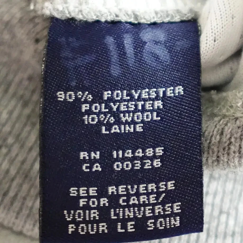 Lincs DC & Co Sweater Mens XL Gray Full Zip High Neck Pockets Long Sleeve Casual - Image 3 of 4