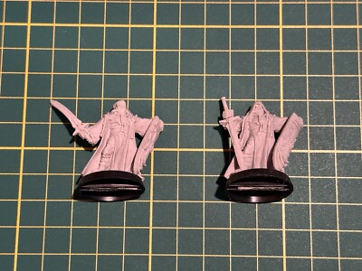 Warhammer 40K Inquisition Imperial Agents 2 Crusader Resin Used Rare OOP #2