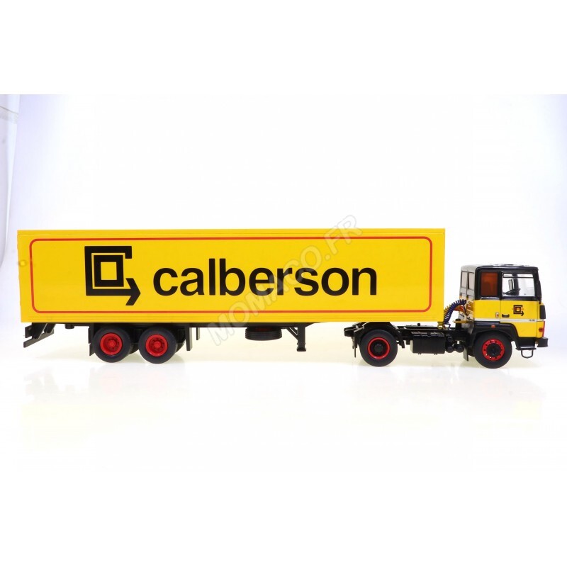 Saviem - SG3 Bâché Calberson 1978 - Modèle Presse - 1/43 - Autos
