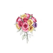 Digital Image A Burst of Blossoms PNG downloadable file