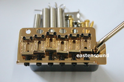 Korea ST guitar Wilkinson WV6 tremolo bridge + Bent Steel Saddles