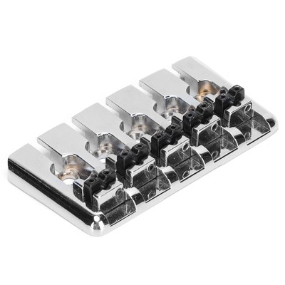 5 String Bass Bridge Metal Guitar Hard Tail Saddle Replacement Parts Music A BAK