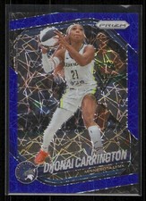 DiJonai Carrington 2025 Panini Prizm WNBA #9 Blue Velocity Prizms Minnesota Lynx