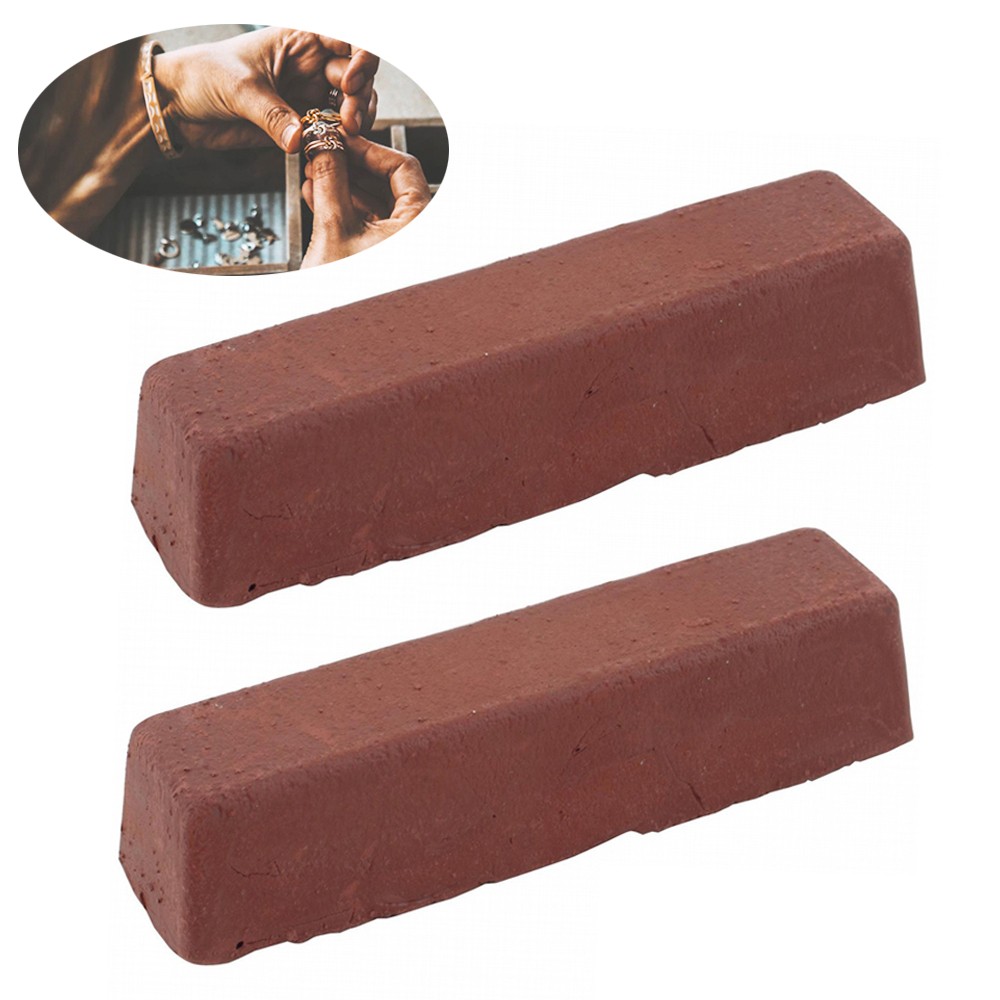 2 Pack Red Rouge Polish Jeweler Polishing Compound Gold Jewe